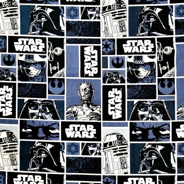 Star Wars - Classic Blocks 100% Cotton